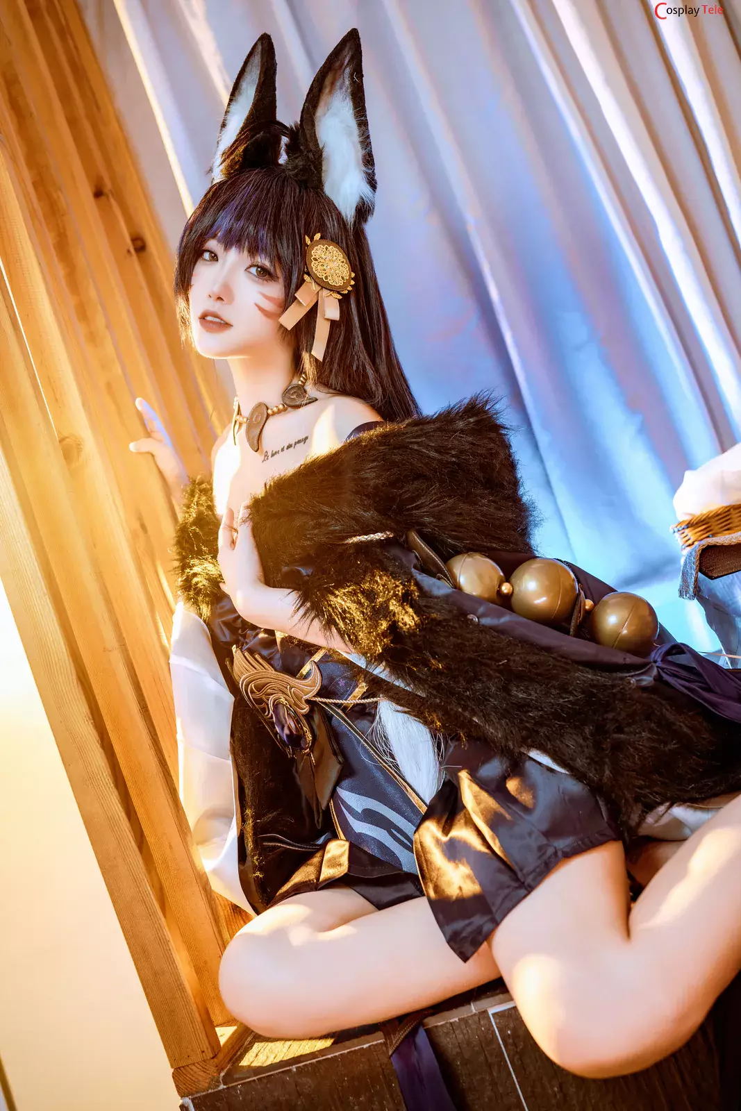 桃良阿宅 (taoliangazhai) cosplay Musashi – Azur Lane “44 photos”