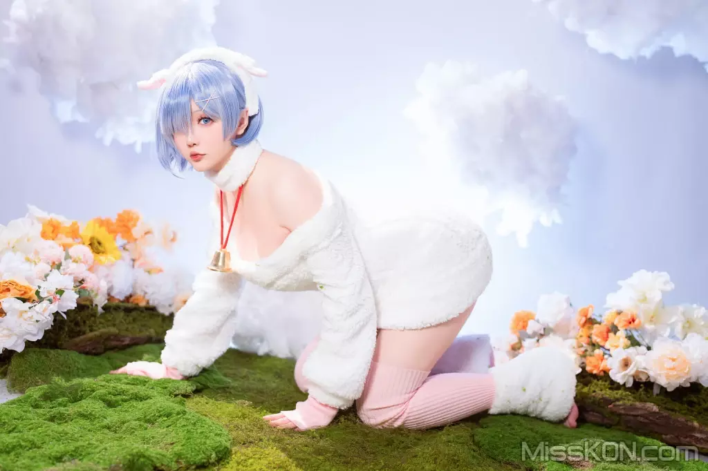 Coser@星之迟迟Hoshilily: 2024年01月计划赠品 RE：0 蕾姆 绵羊ver (38 photos)