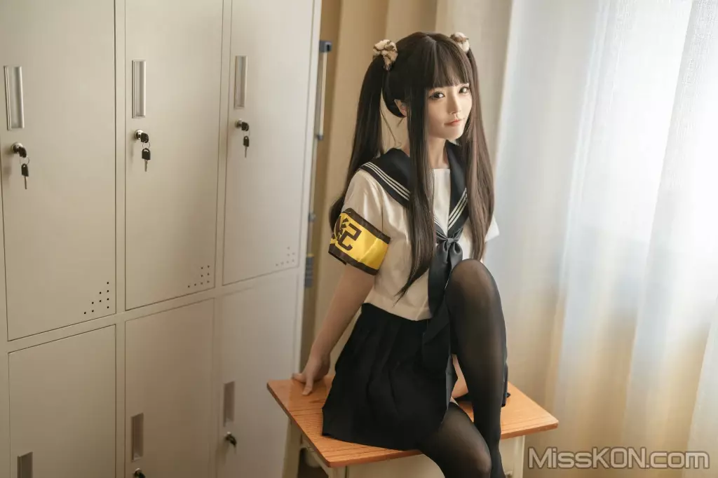 Coser@桃良阿宅: 教室JK (33 photos)