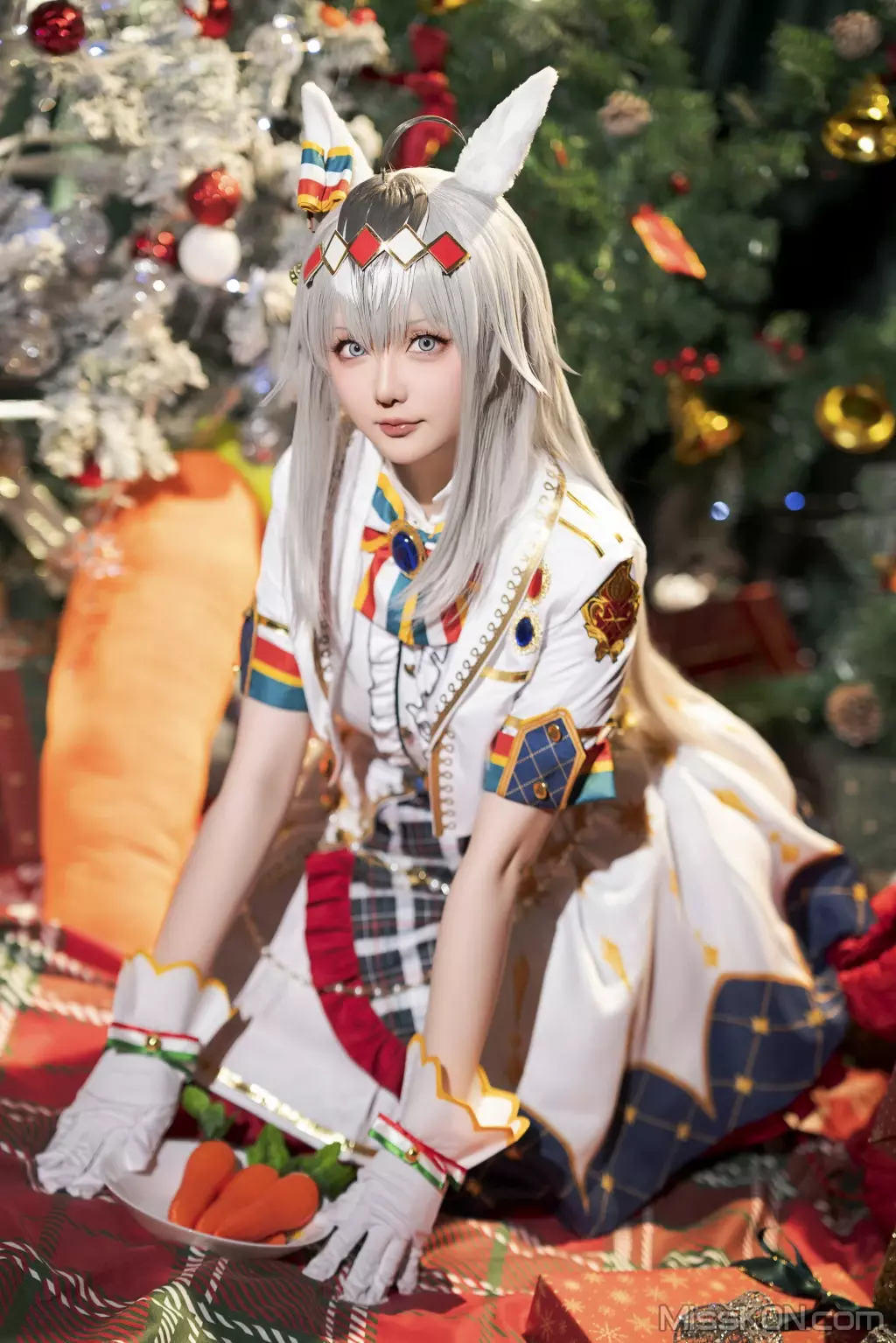 Coser@星之迟迟Hoshilily: 2023年12月计划赠品 赛马娘 小栗帽 圣诞衣装 (48 photos)