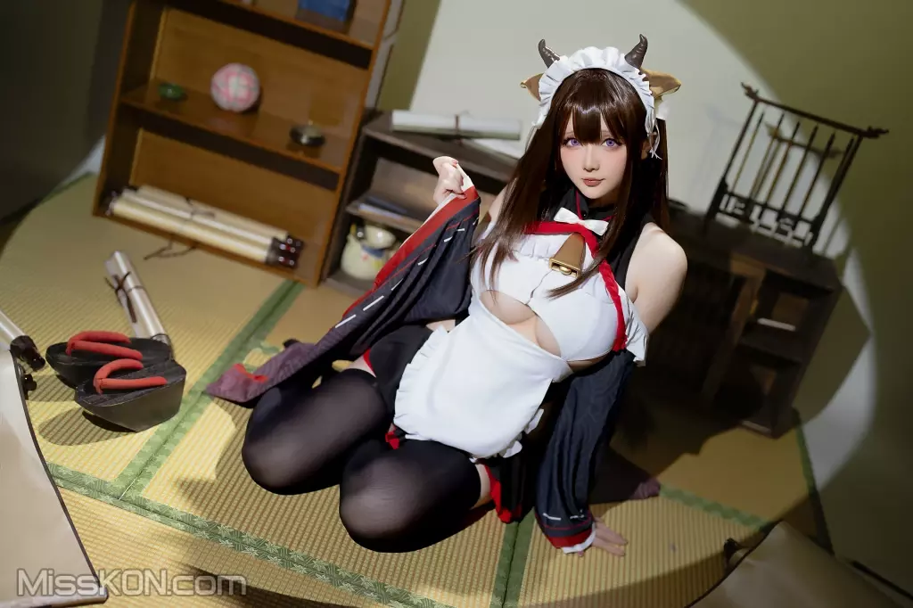 Coser@星之迟迟Hoshilily: 2023年12月计划B 碧蓝航线 樫野 女仆 (78 photos + 3 videos)