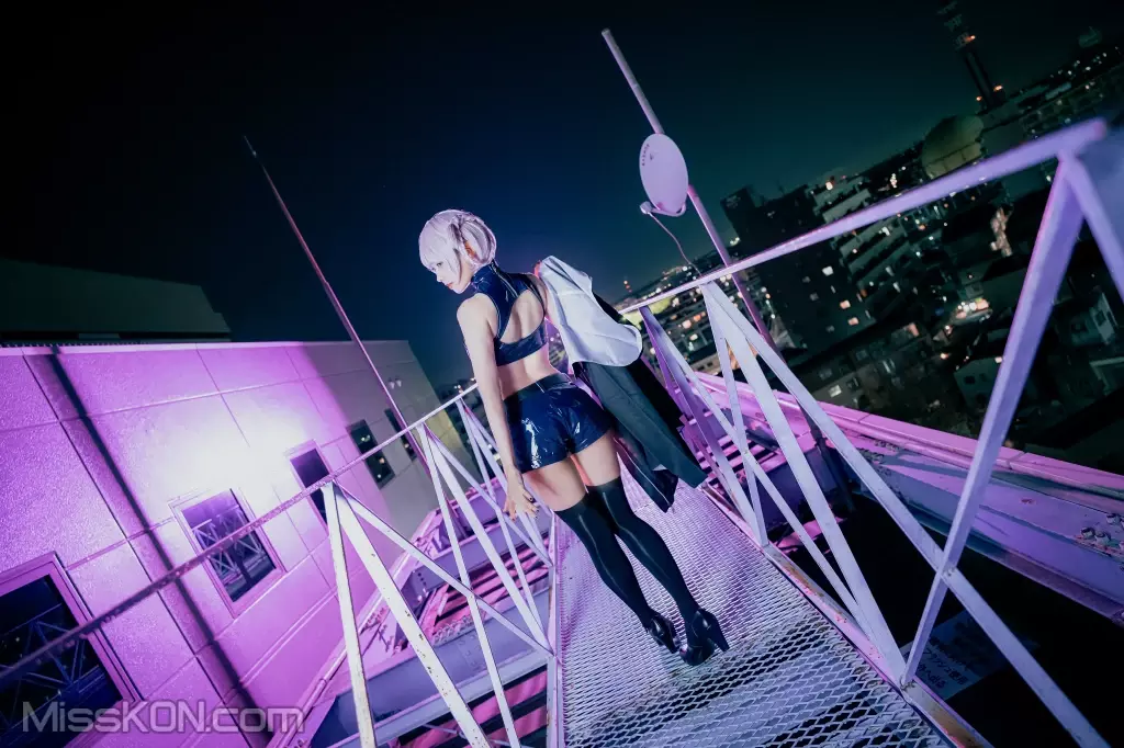 Coser@Ely_eee (ElyEE子): Nazuna (Bunny & Night) (40 photos)