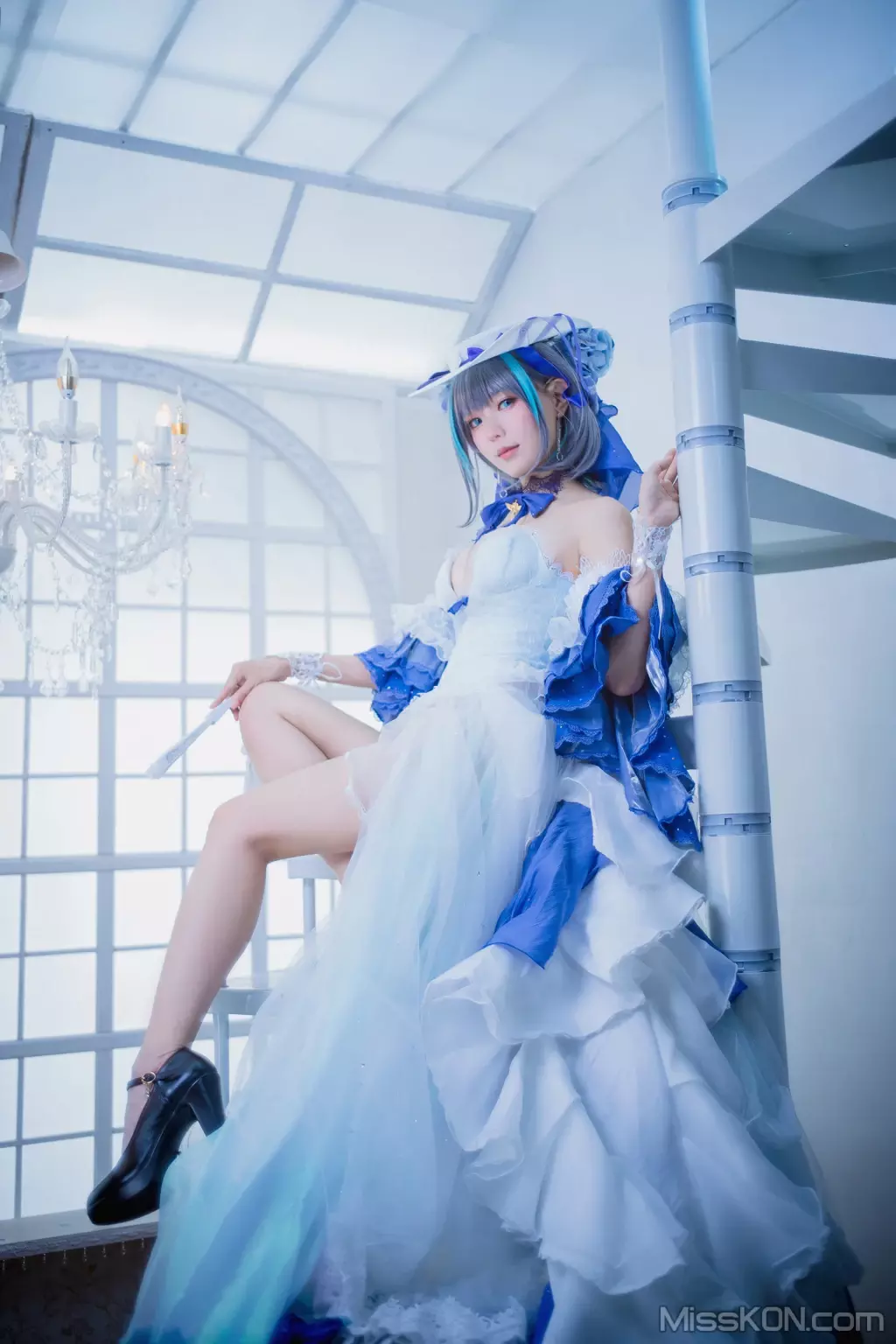 Coser@Ely_eee (ElyEE子): Cheshire Dress 柴郡禮服 (25 photos + 1 video)