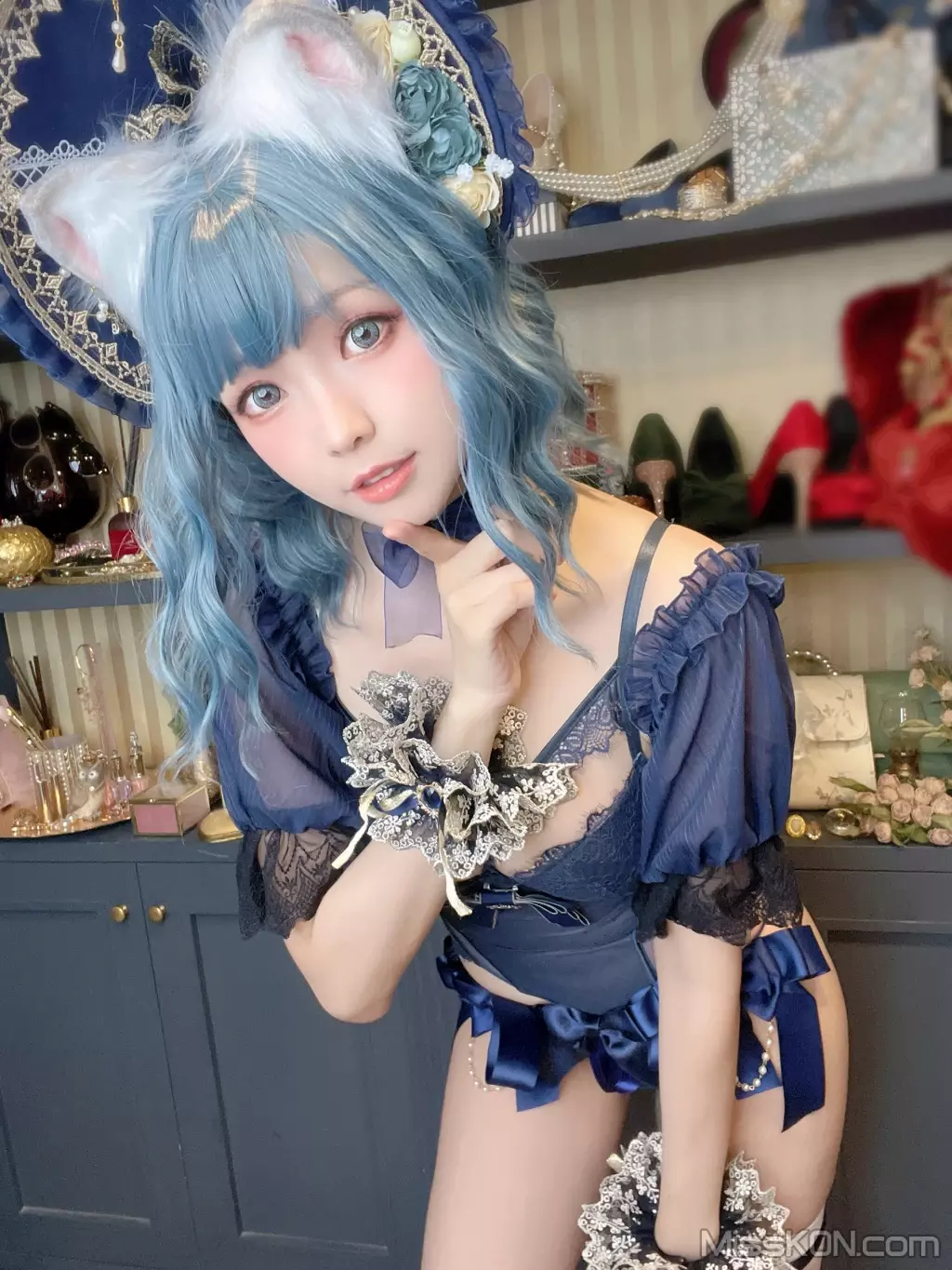 Coser@Ely_eee (ElyEE子): Scottish Fold Cat Doll (摺耳貓少女人形) (60 photos)