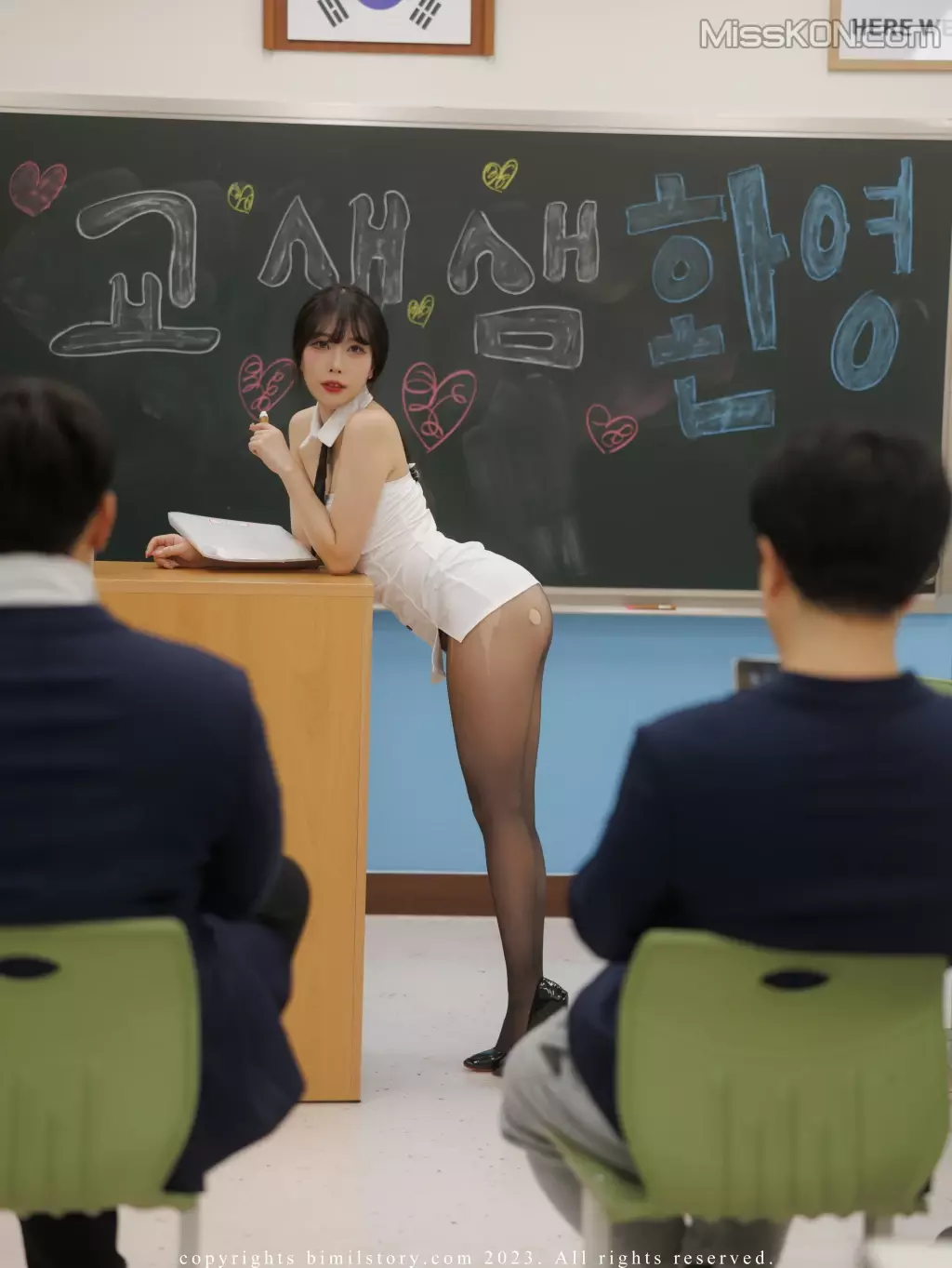 [Bimilstory] Zia (지아) – Vol.17 Ero Teacher – Ver: At The Academy (113 photos + 3 videos)