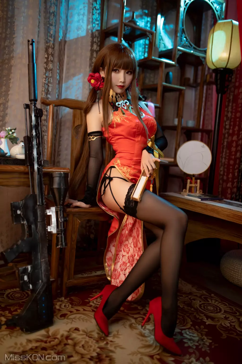 Coser@面饼仙儿 No.115: DSR50 红牡丹 (42 photos)