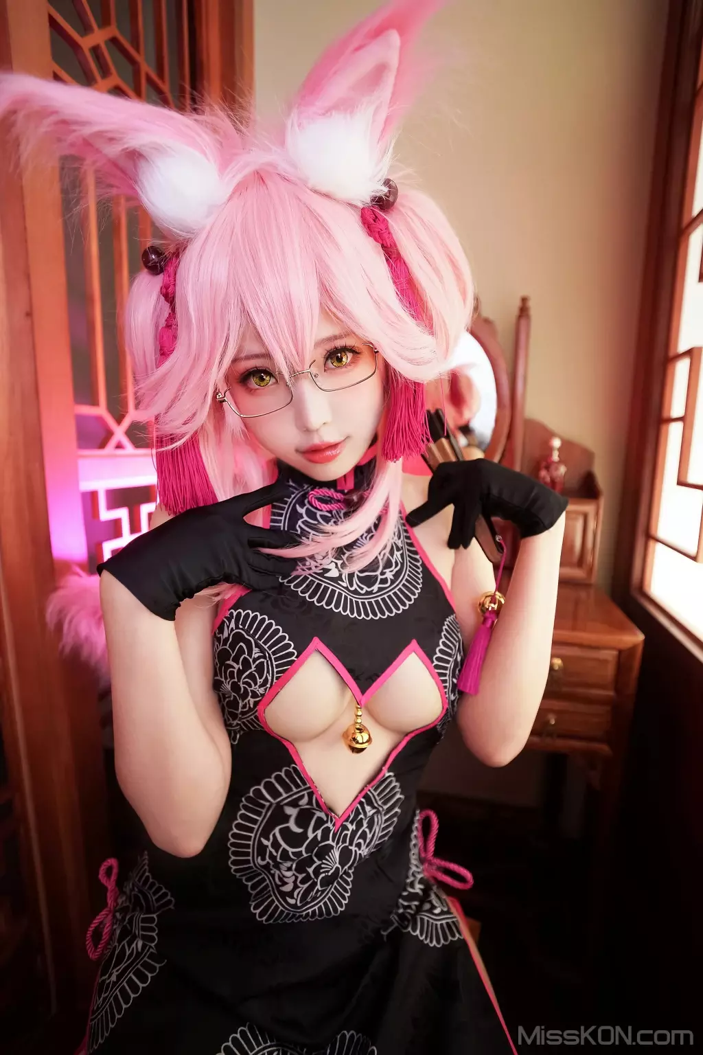 Coser@Ely_eee (ElyEE子): 玉藻前旗袍 (33 photos)