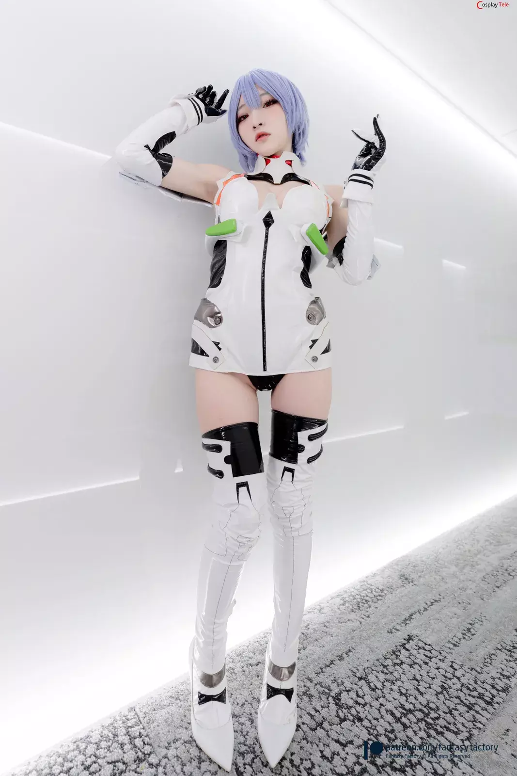 Fantasy Factory – 小丁 (Xiao Ding) cosplay Rei Ayanami – Evangelion “65 photos”