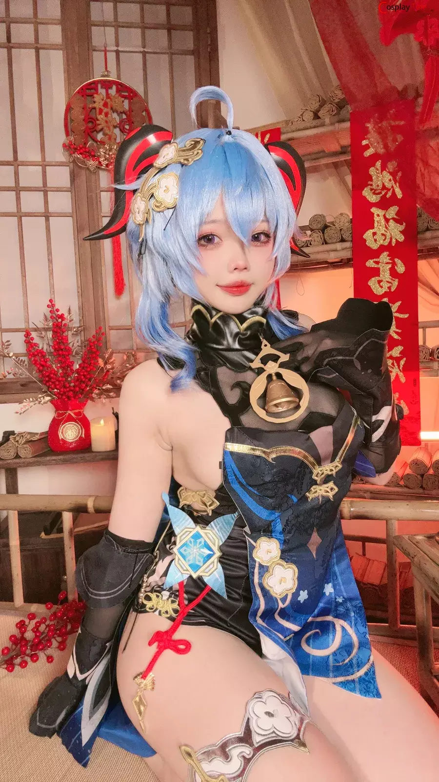 小瑶幺幺 (xiaoyaoyaoyao12) cosplay Ganyu Lunar New Year – Genshin Impact “40 photos and 13 videos”