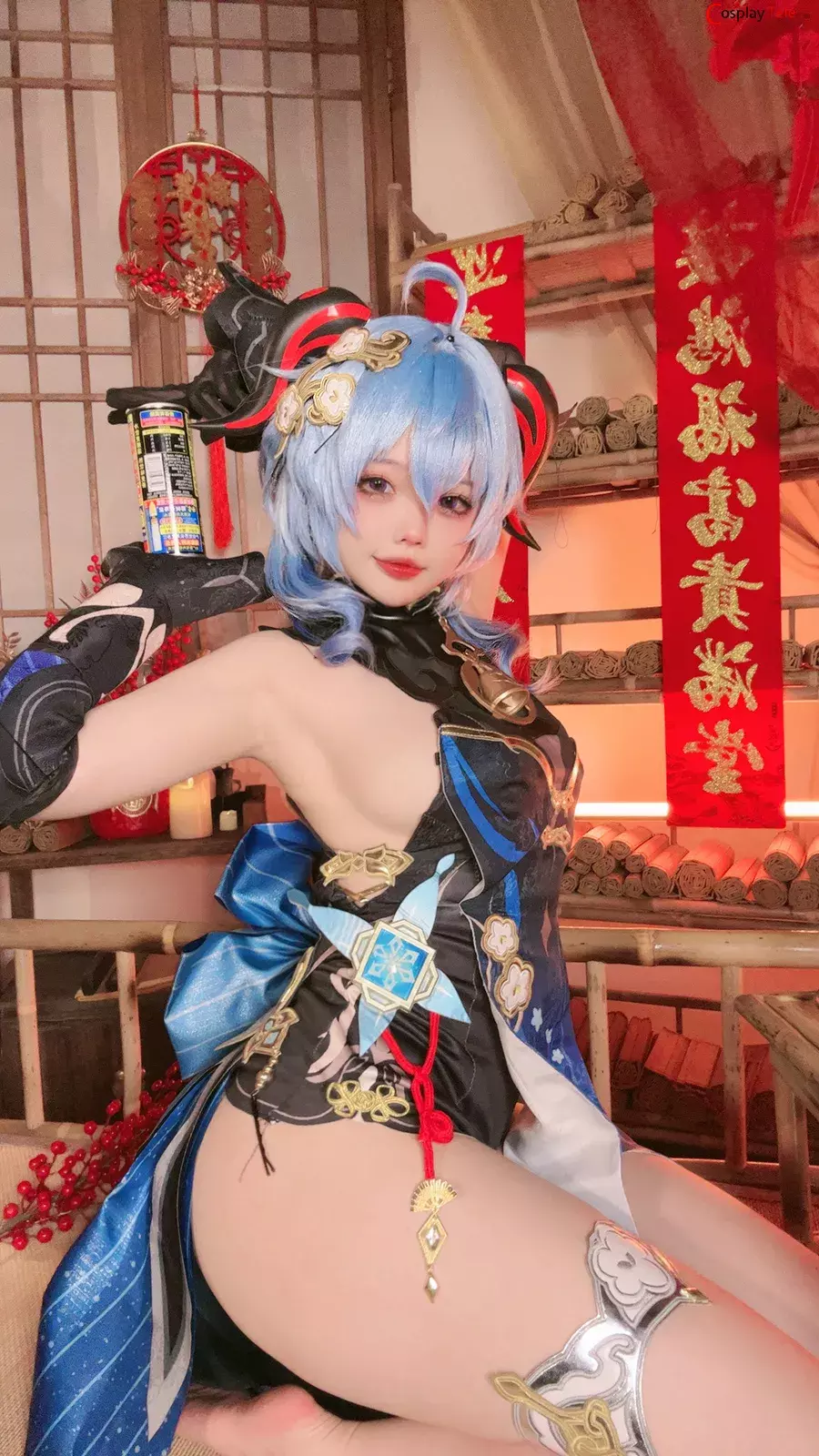 小瑶幺幺 (xiaoyaoyaoyao12) cosplay Ganyu Lunar New Year – Genshin Impact “40 photos and 13 videos”