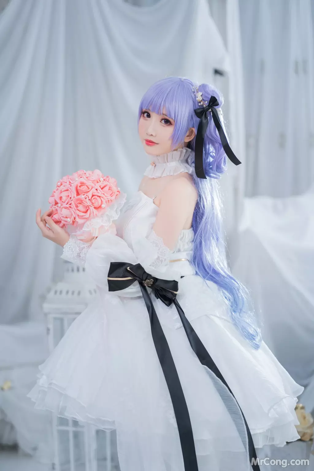 Coser@面饼仙儿 No.087: 独角兽婚纱 (14 photos)