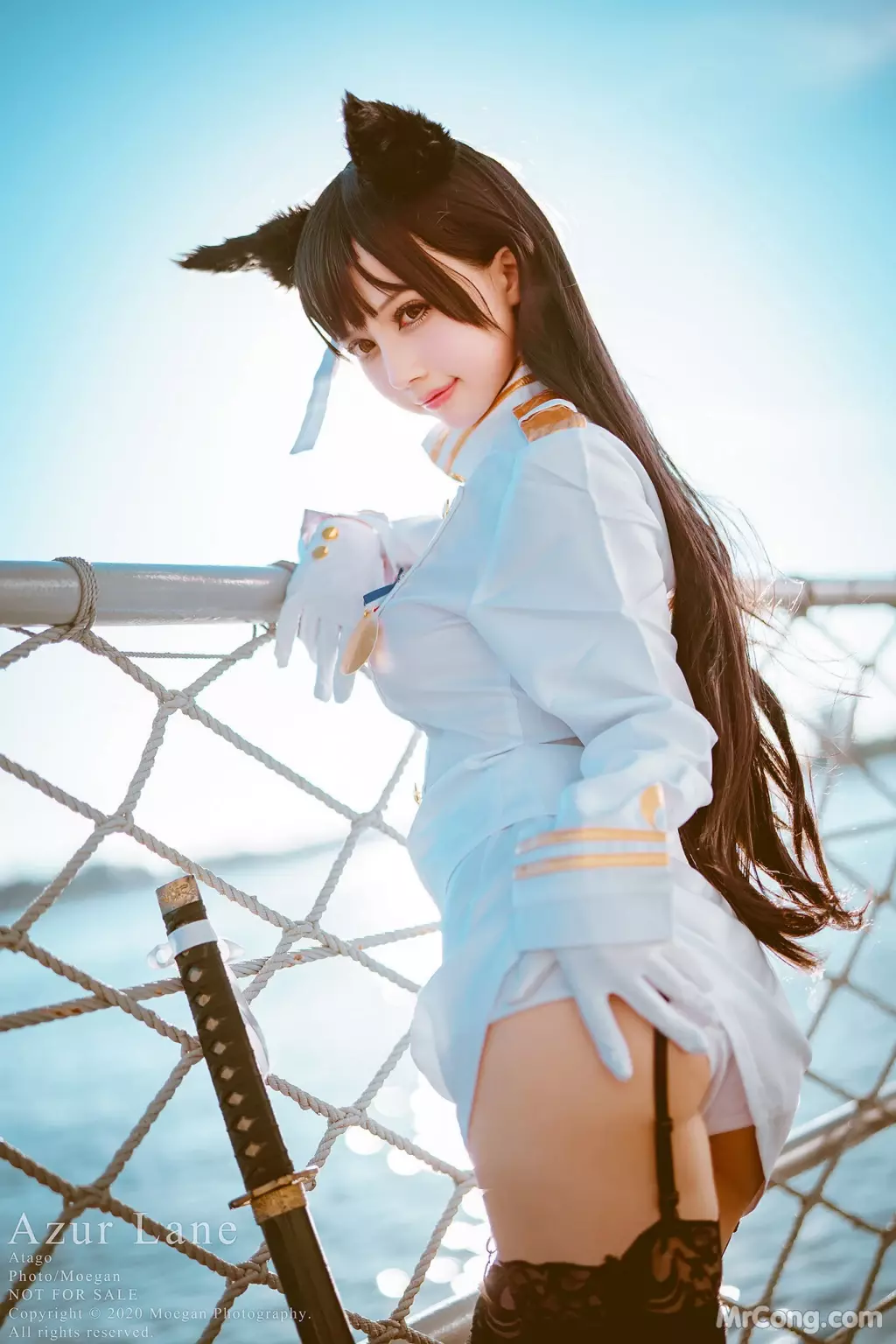 Coser@沖田凜花Rinka: 愛宕 (アズールレーン) (13 photos)