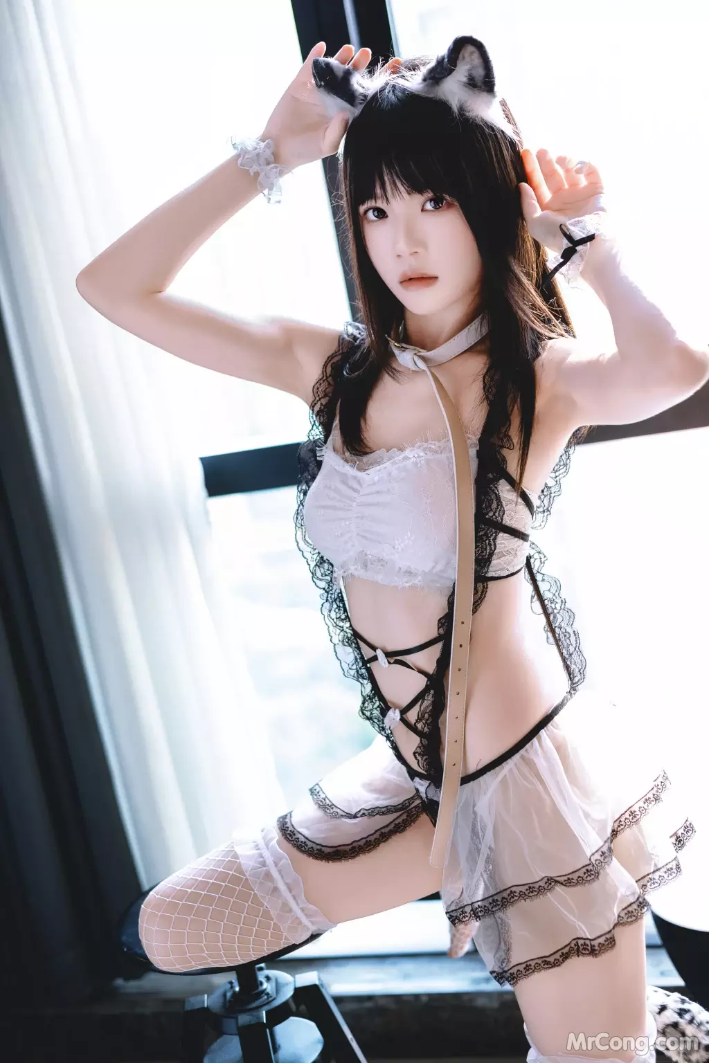 Coser@桜桃喵 Vol.165: 拥豹 (69 photos + 1 video)