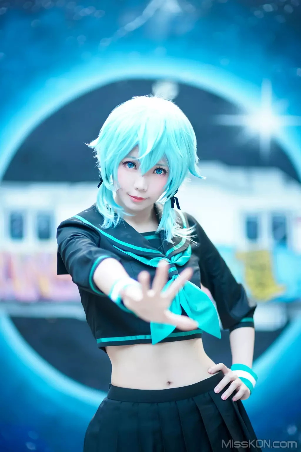 Coser@Ely_eee (ElyEE子): 诗乃JK (36 photos)