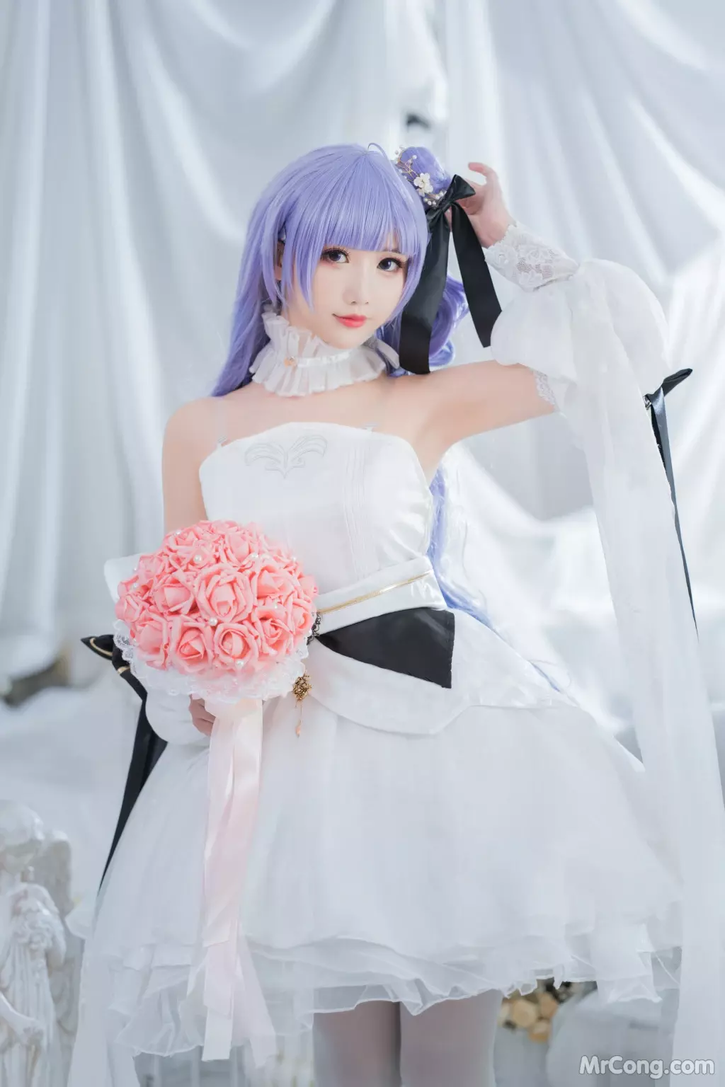 Coser@面饼仙儿 No.087: 独角兽婚纱 (14 photos)