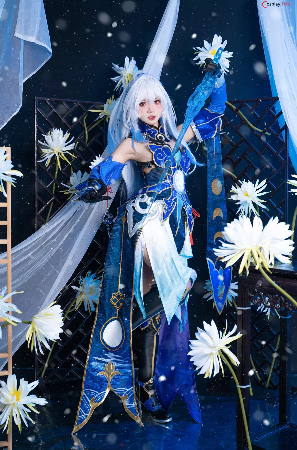 PoppaChan cosplay Jingliu – Honkai:Star Rail “40 photos”