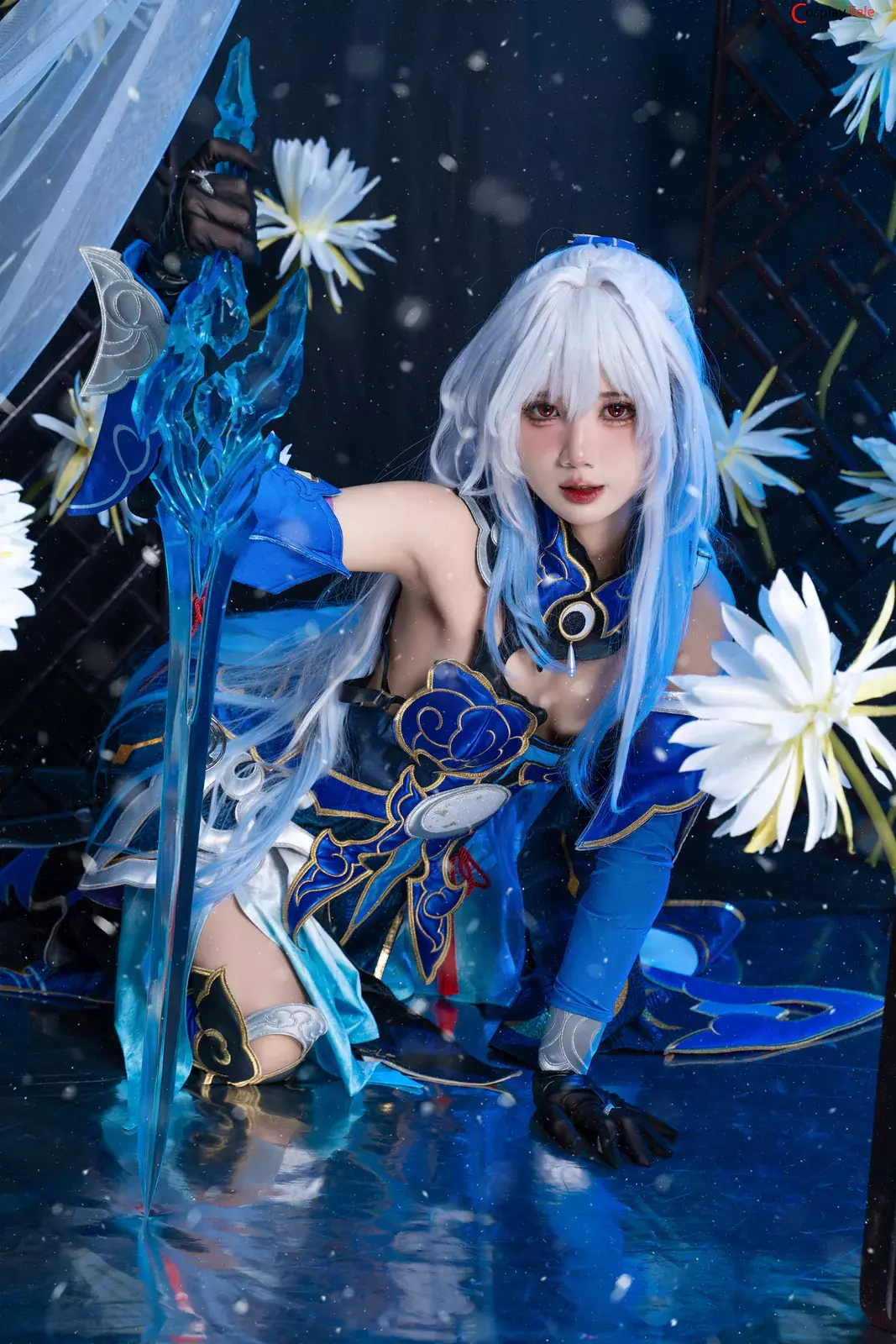 PoppaChan cosplay Jingliu – Honkai:Star Rail “40 photos”