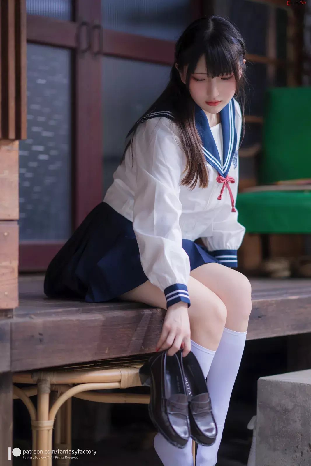 Fantasy Factory – 小丁 (Xiao Ding) – High School Girl “54 photos”