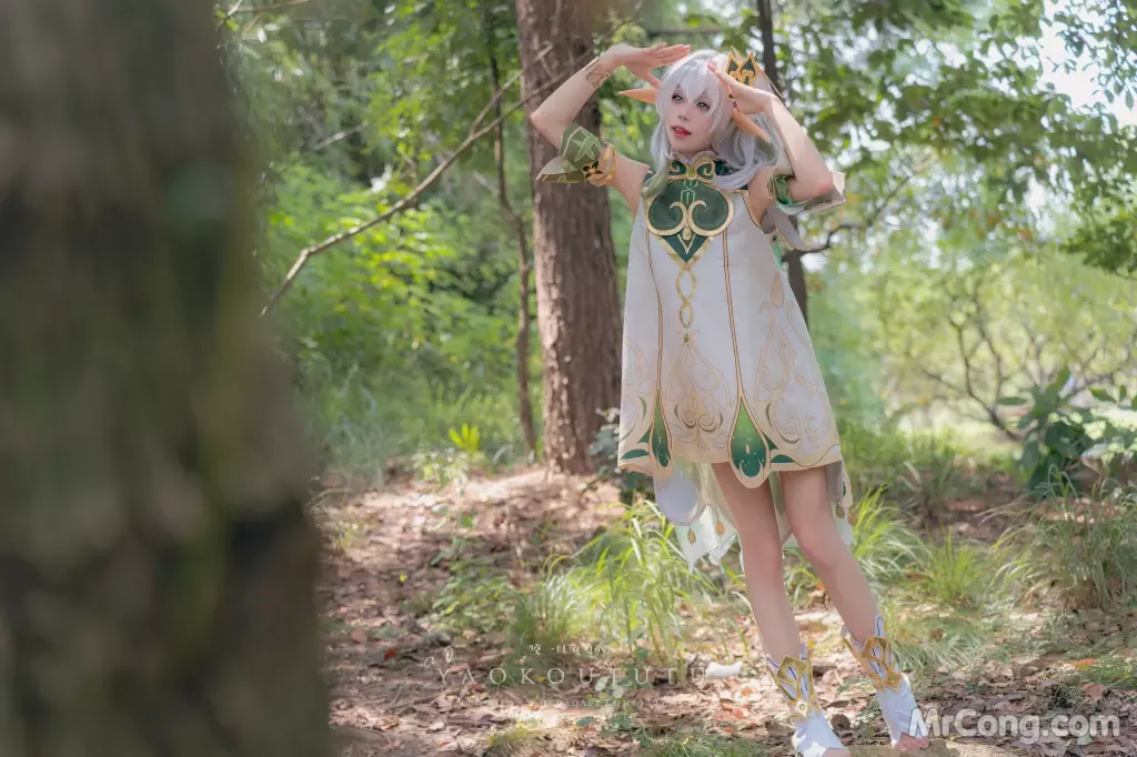 Coser@黏黏团子兔: 万年萝莉纳西妲&0.2s (65 photos + 1 video)