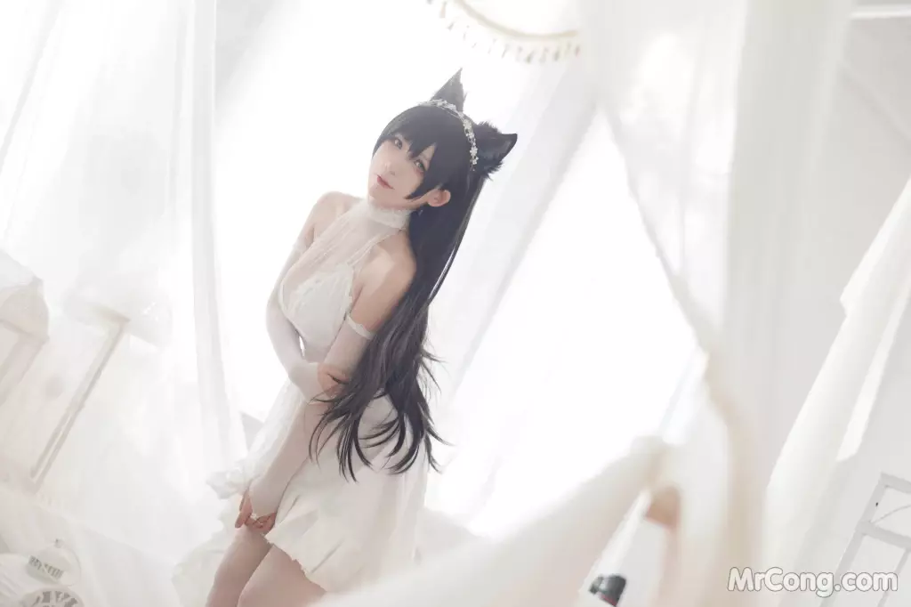 Coser@樱落酱w: 爱宕花嫁 (19 photos)