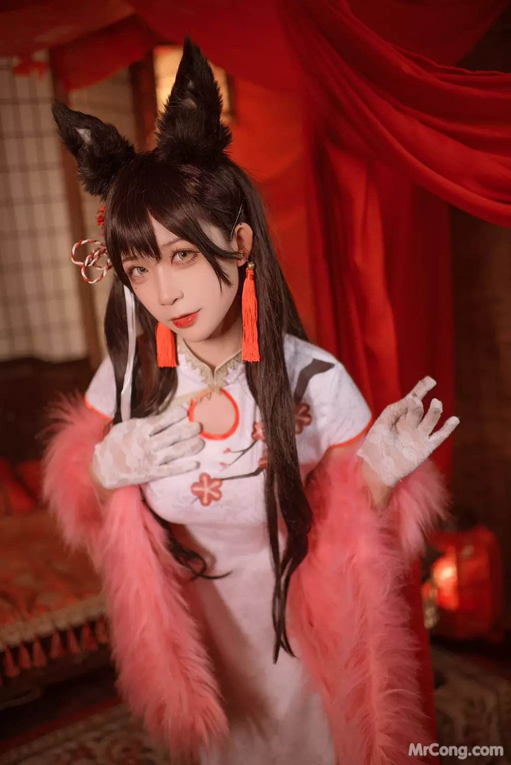 Coser@樱落酱w: 爱宕新春旗袍 (16 photos)