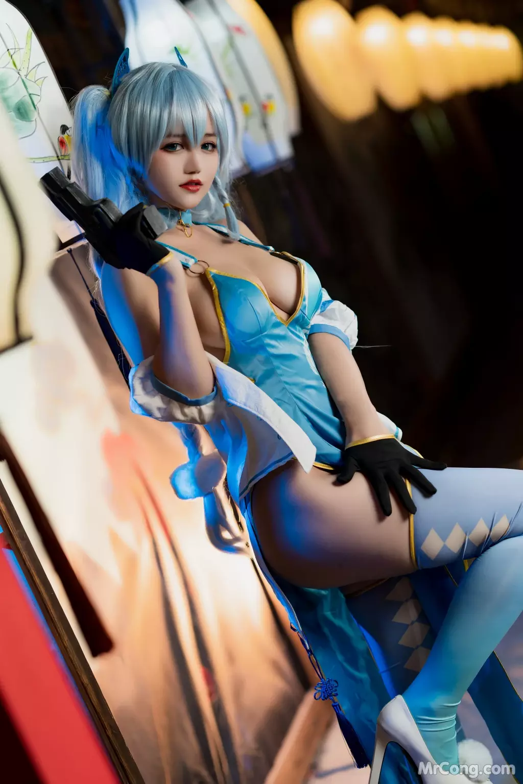 Coser@小仓千代w No.059: pa15旗袍 (20 photos)