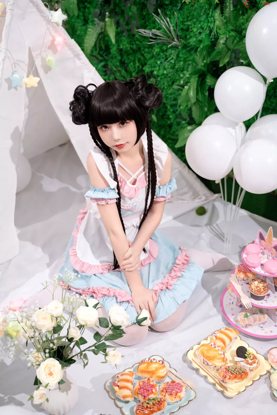 Nekokoyoshi (爆机少女喵小吉) – Ji’s Happy Picnic “78 photos and 1 video”