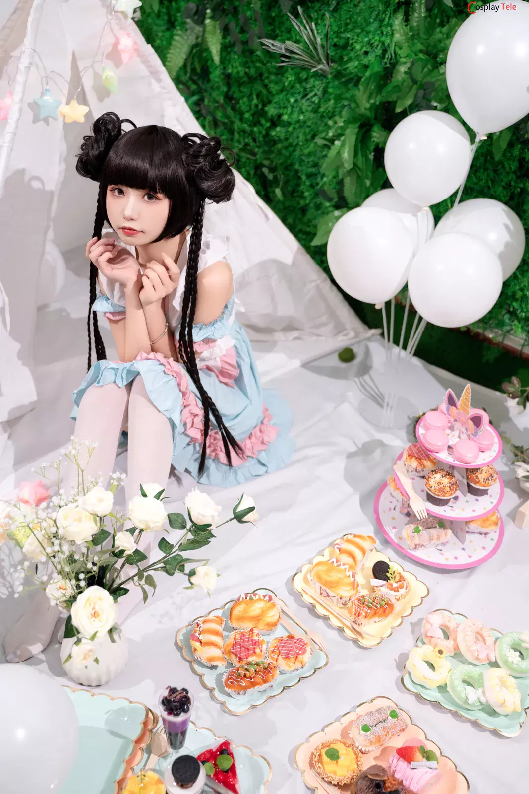 Nekokoyoshi (爆机少女喵小吉) – Ji’s Happy Picnic “78 photos and 1 video”