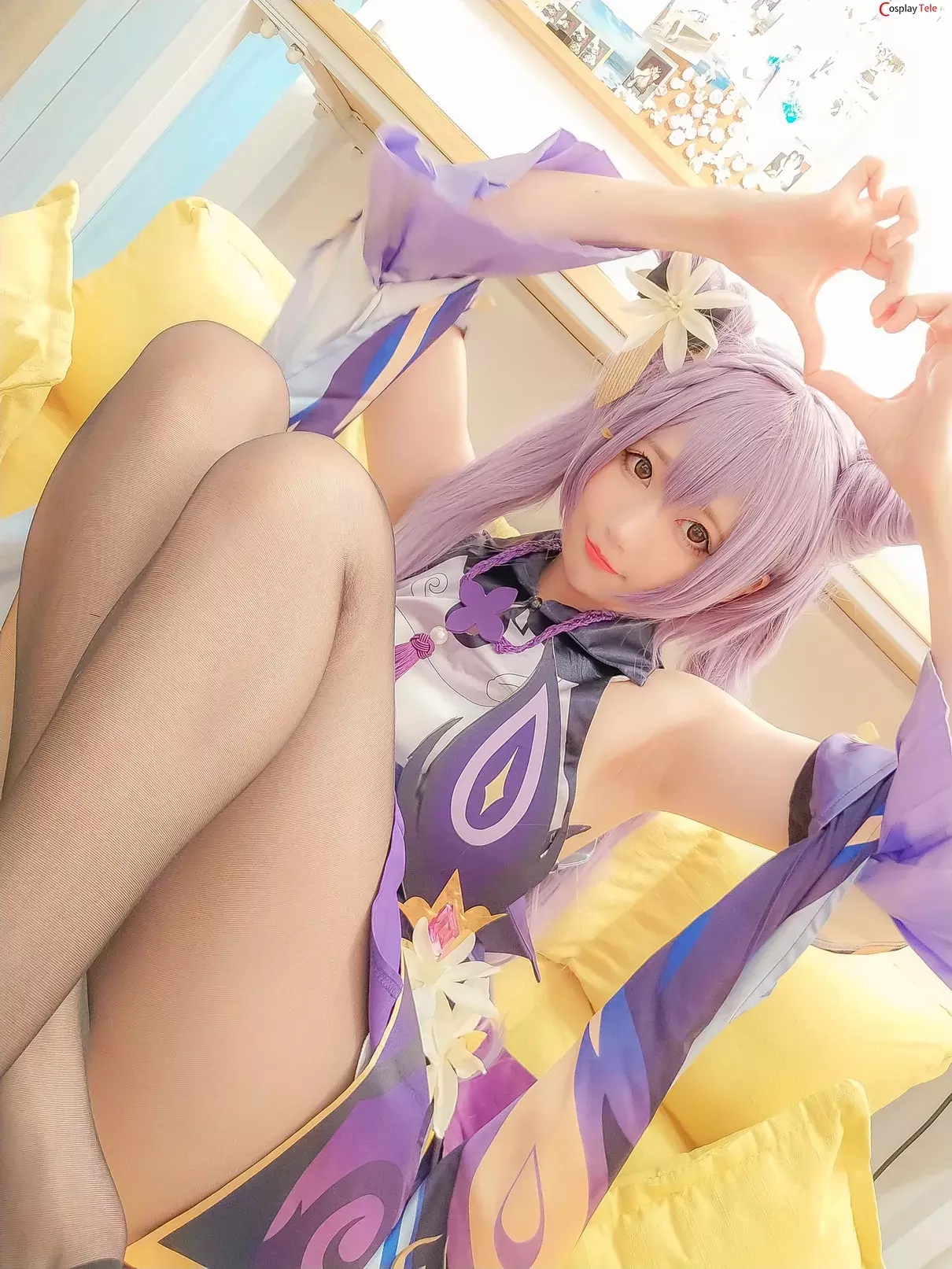 Nagisa (魔物喵) cosplay Keqing – Genshin Impact “54 photos and 9 videos”